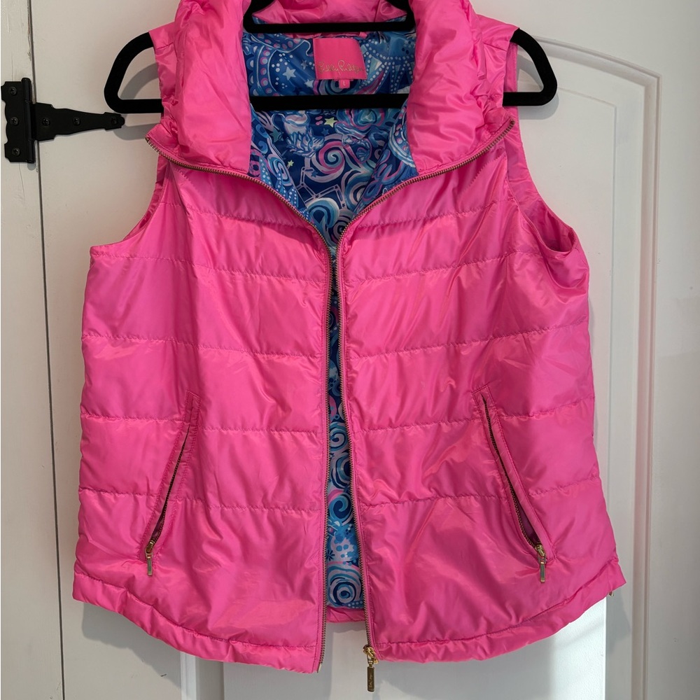 Lilly Pulitzer Palm Paradise Vest - Prosecco Pink